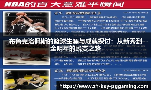 布鲁克洛佩斯的篮球生涯与成就探讨：从新秀到全明星的蜕变之路